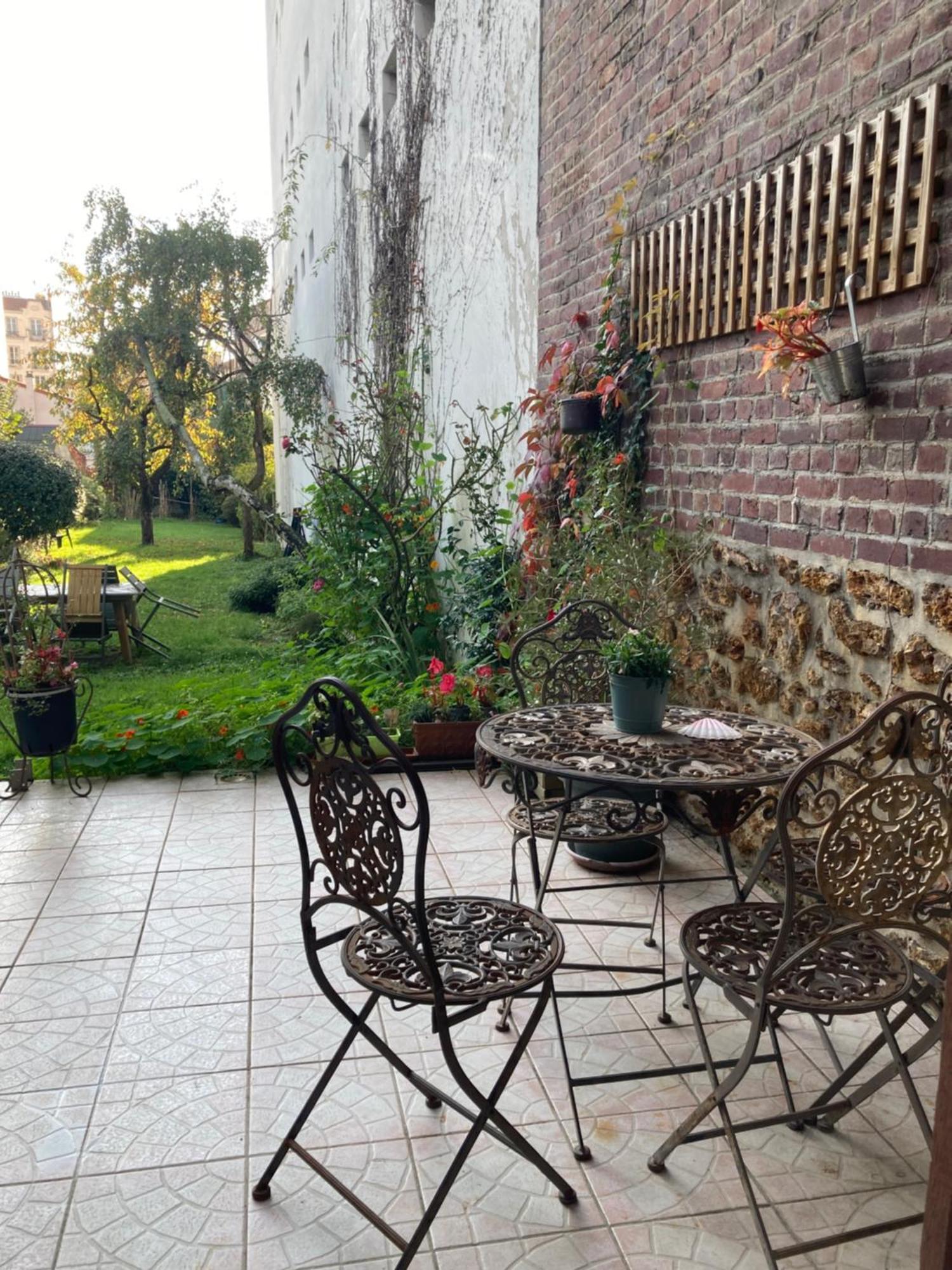 Studio Avec Terrasse Sur Jardin Fontenay-sous-Bois Exteriér fotografie